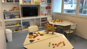 El centro cuenta con espacios exclusivos para niños con problemas mentales